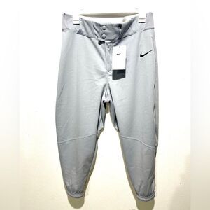 Nike performance cropped pants softball Dri fit gray sports men’s M new